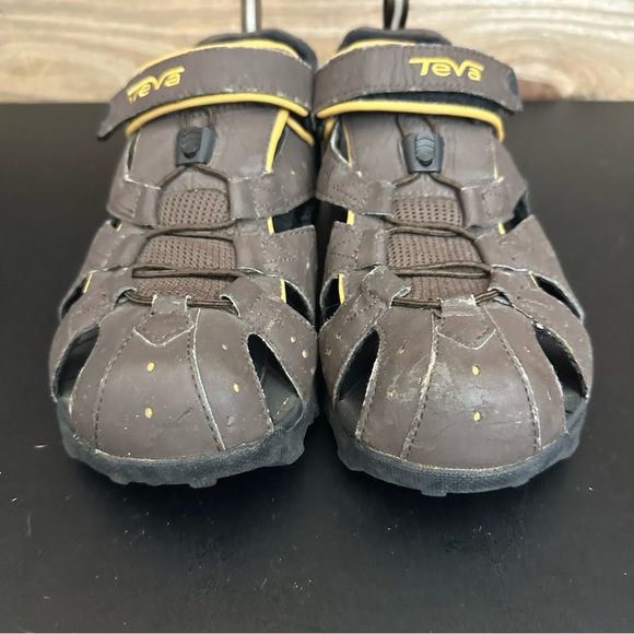 Teva Mens Forebay Brown Fisherman Outdoor Hiking Water Active Sandals Size 9 - Picture 5 of 9